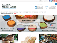 Tablet Screenshot of pacificmerchants.com